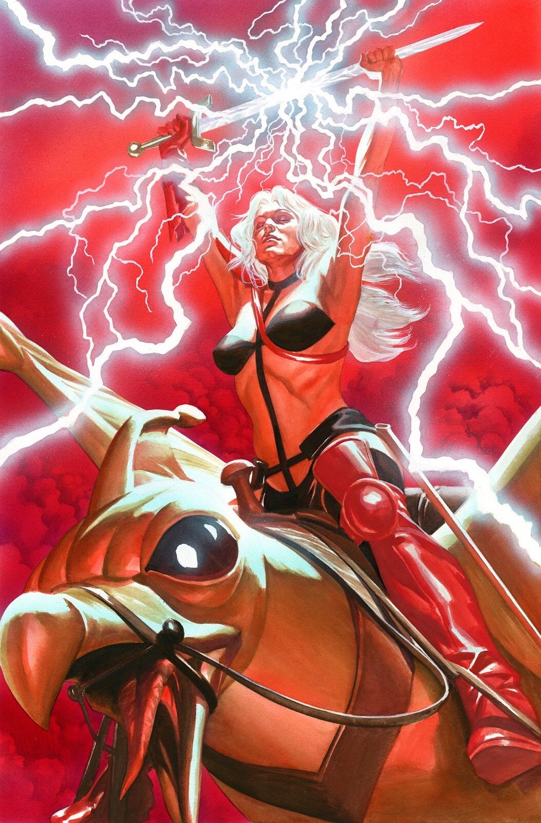 ALEX ROSS rare HEAVY METAL: TAARNA #22 paper giclee SIGNED NEW SDCC 2017 
