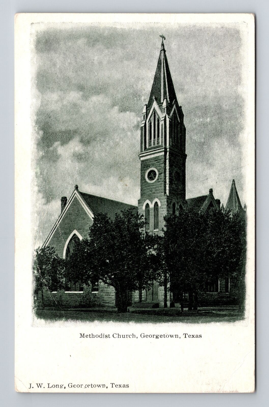 Georgetown TX-Texas, Methodist Church, Vintage Postcard