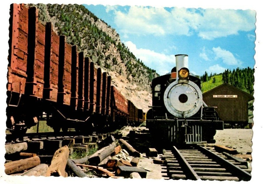 Postcard The Georgetown Loop Narrow Gauge Train Colorado Historical Mining Dist