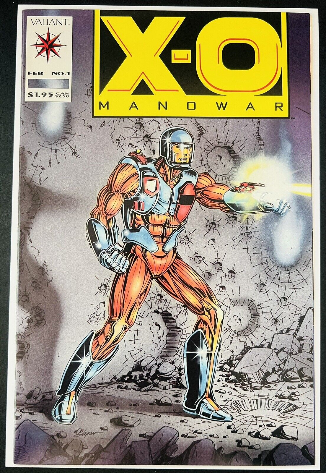 X-O Manowar #1  High Grade NM- Valiant Comics 1992 Jim Shooter