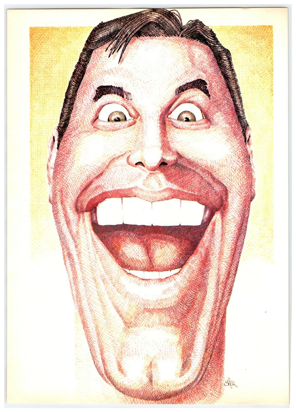 1974 JERRY LEWIS FACE CARTOON COMIC Vintage 8\