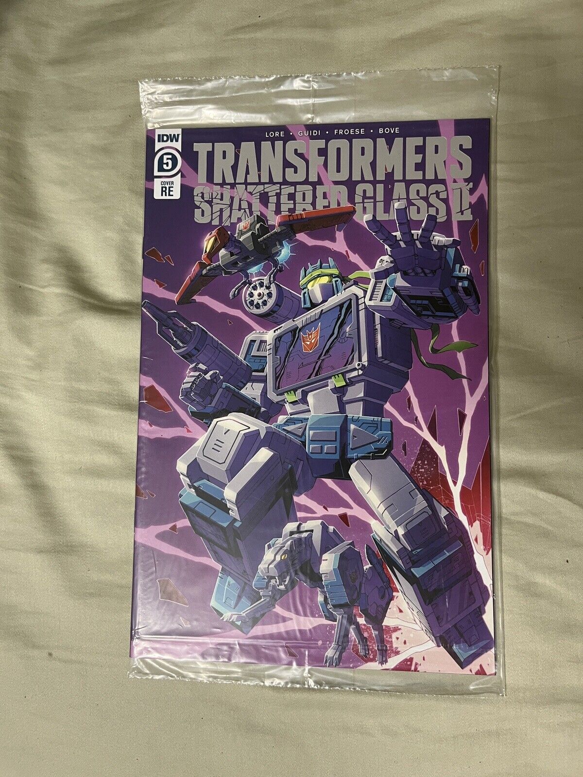 Transformers Shattered Glass II #5 RE IDW Hasbro Pulse Exclusive Read Comic