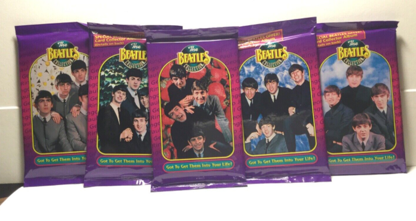 1993 The Beatles Collection Trading Card Pack 10 Cards Sealed One Pack 