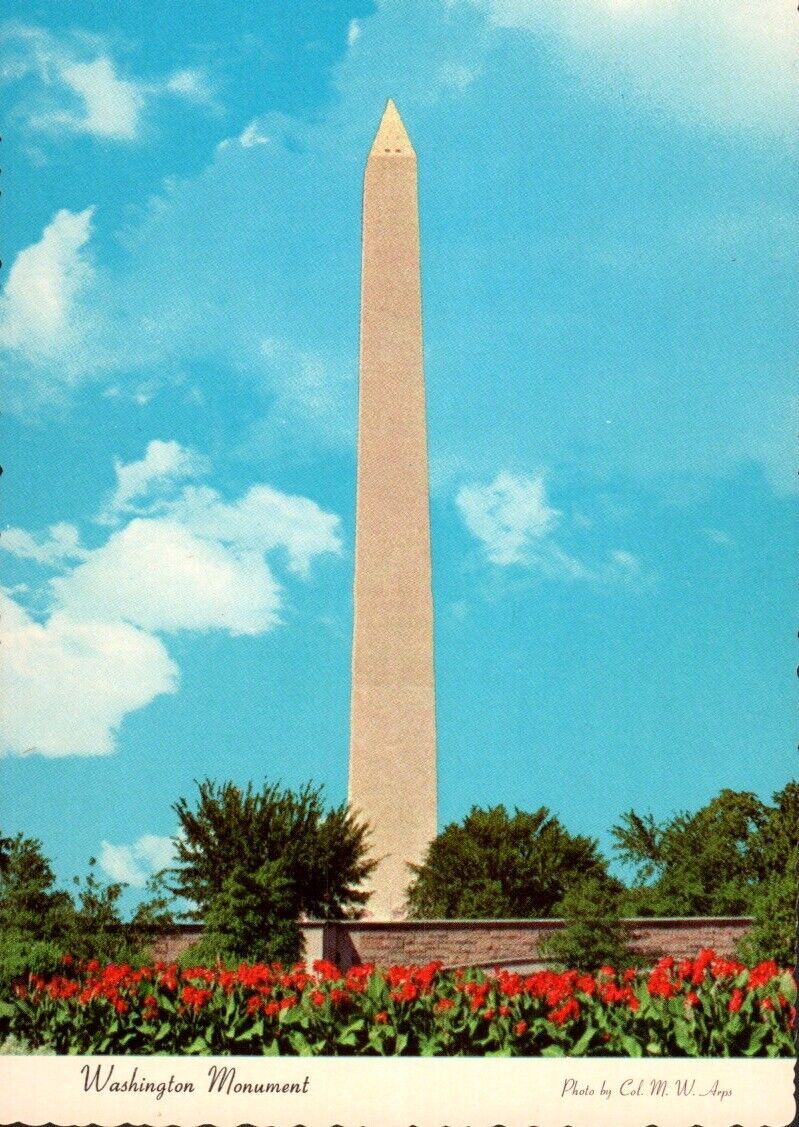 Postcard, Washington Monument, Vintage Postcard