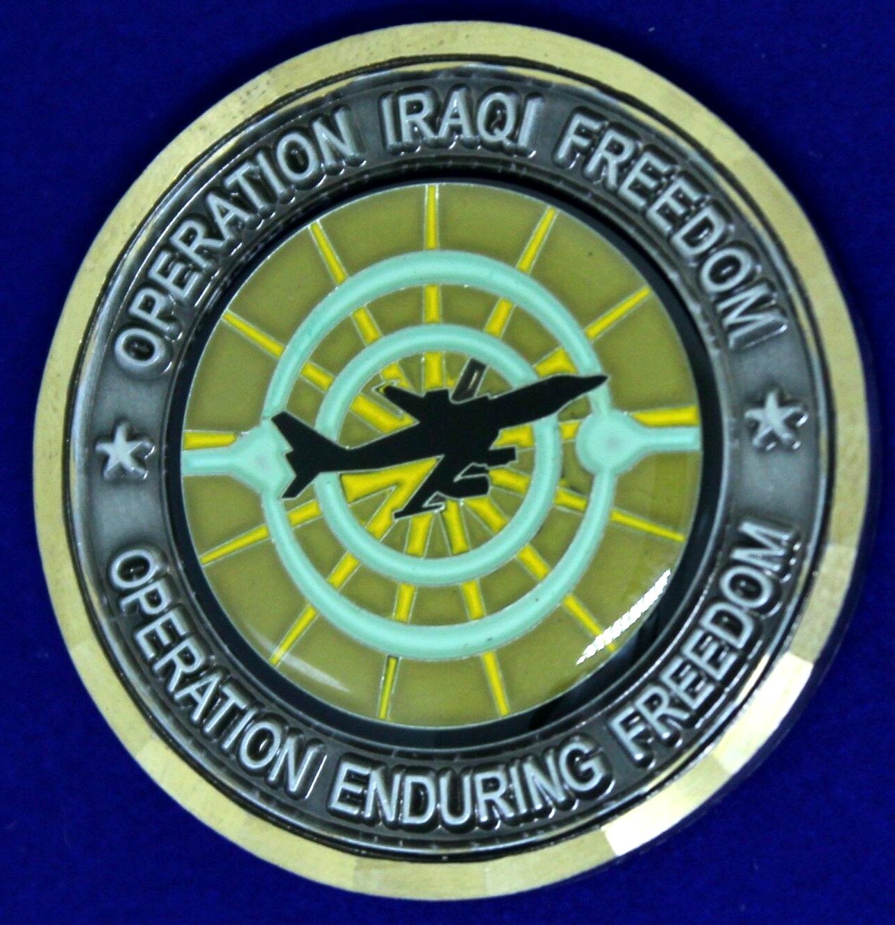 USAF 763rd Expeditionary Reconnaissance SQ RC-135 AL Udeid Challenge Coin LK-7