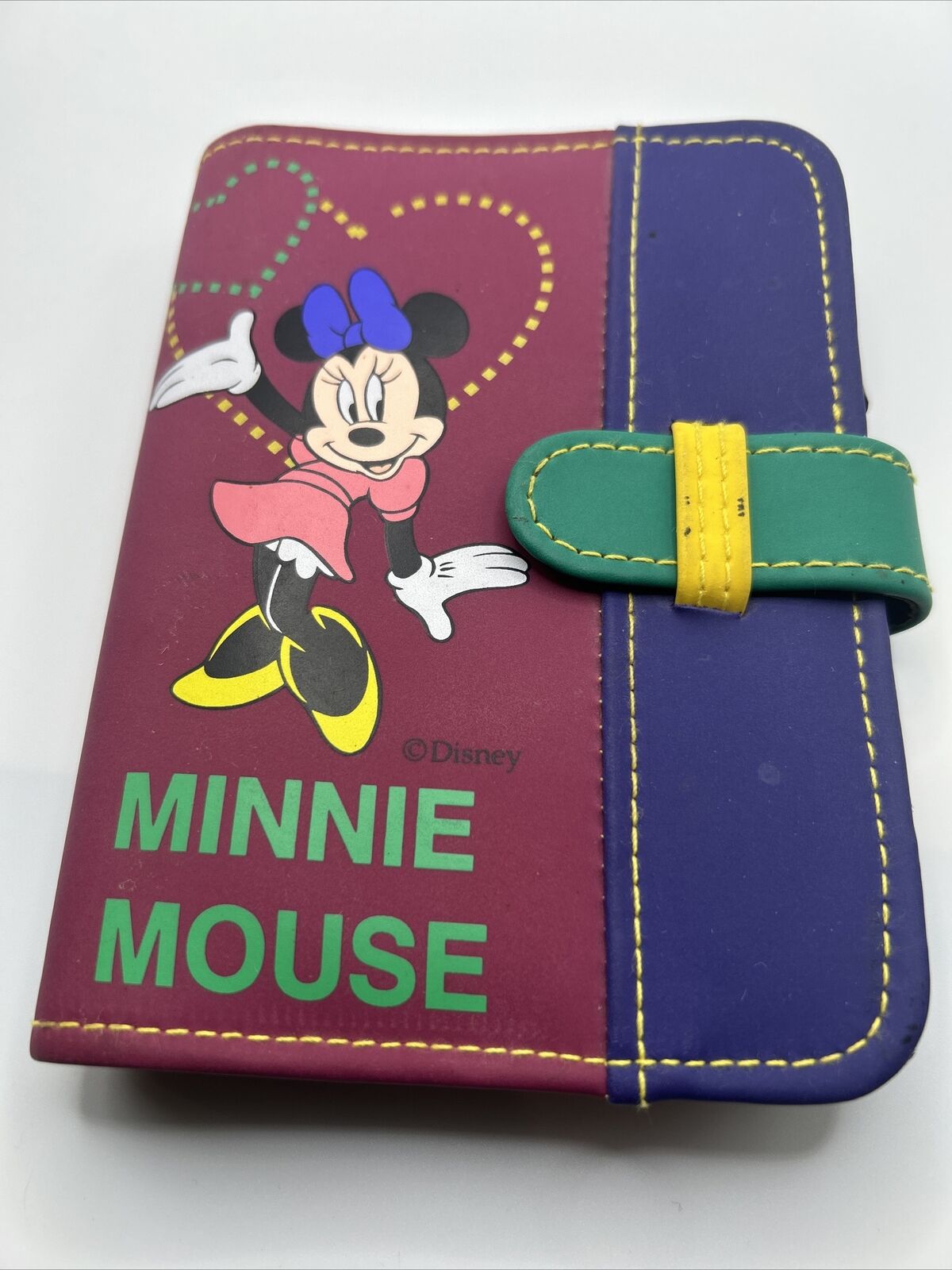Vintage Minnie Mouse Disney  Planner Portfolio- Read Description 5.5 In X 4 In