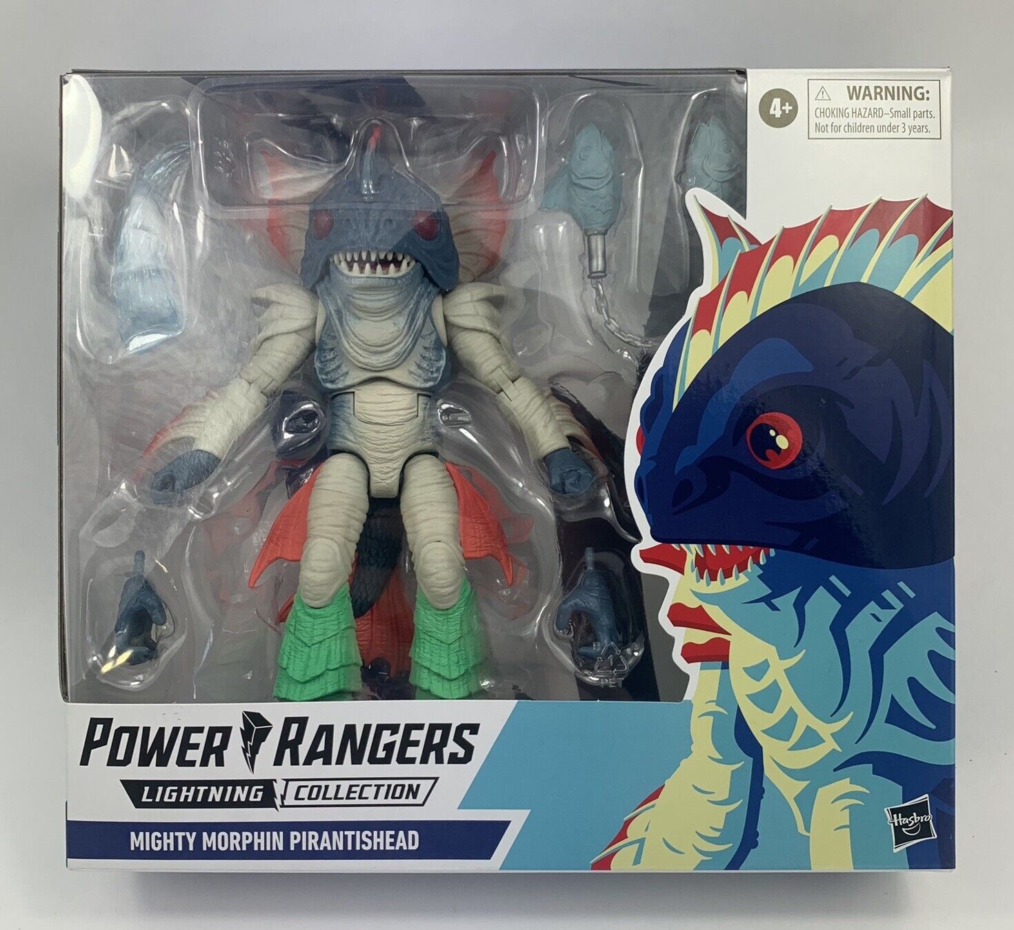Hasbro Power Rangers Lightning Collection Mighty Morphin Pirantishead New Sealed