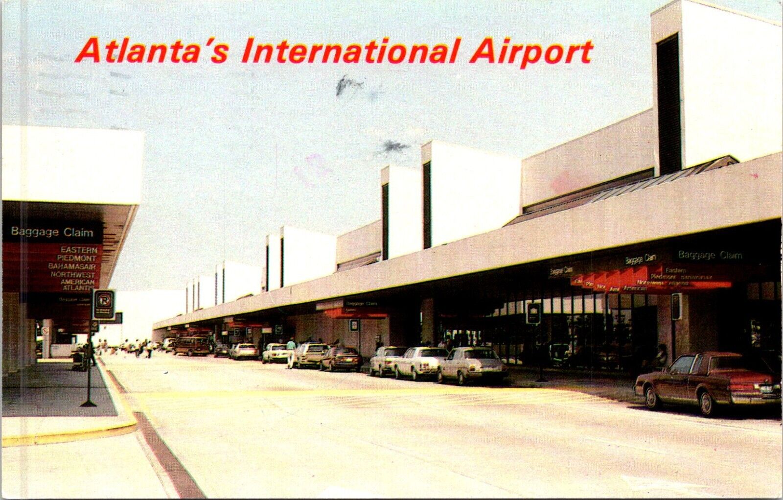 Postcard Atlanta Georgia 1985 International Airport D106