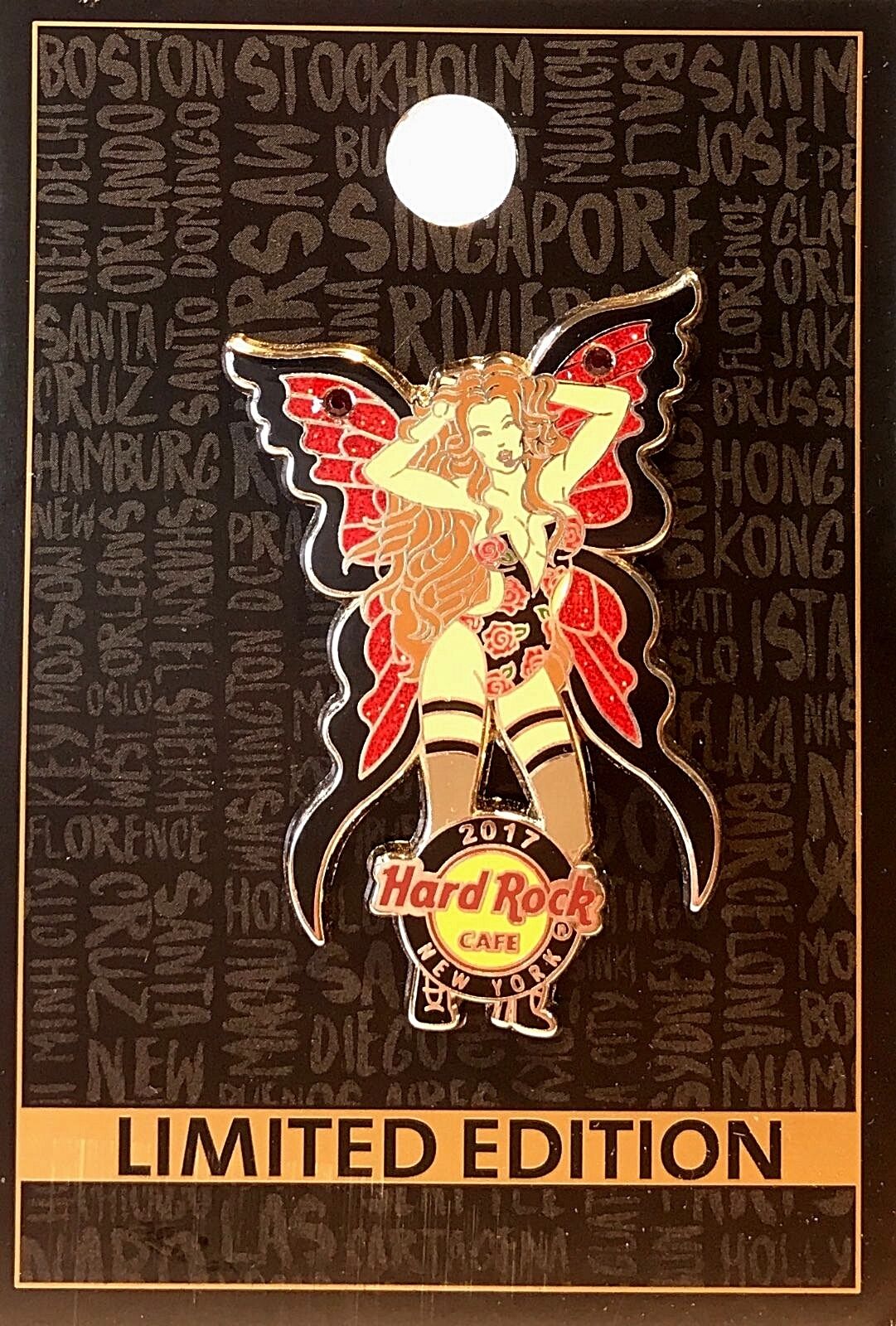 Hard Rock Cafe New York Pin Diva Fairy Series #1 2017 HRC LE NEW Pin # 93875