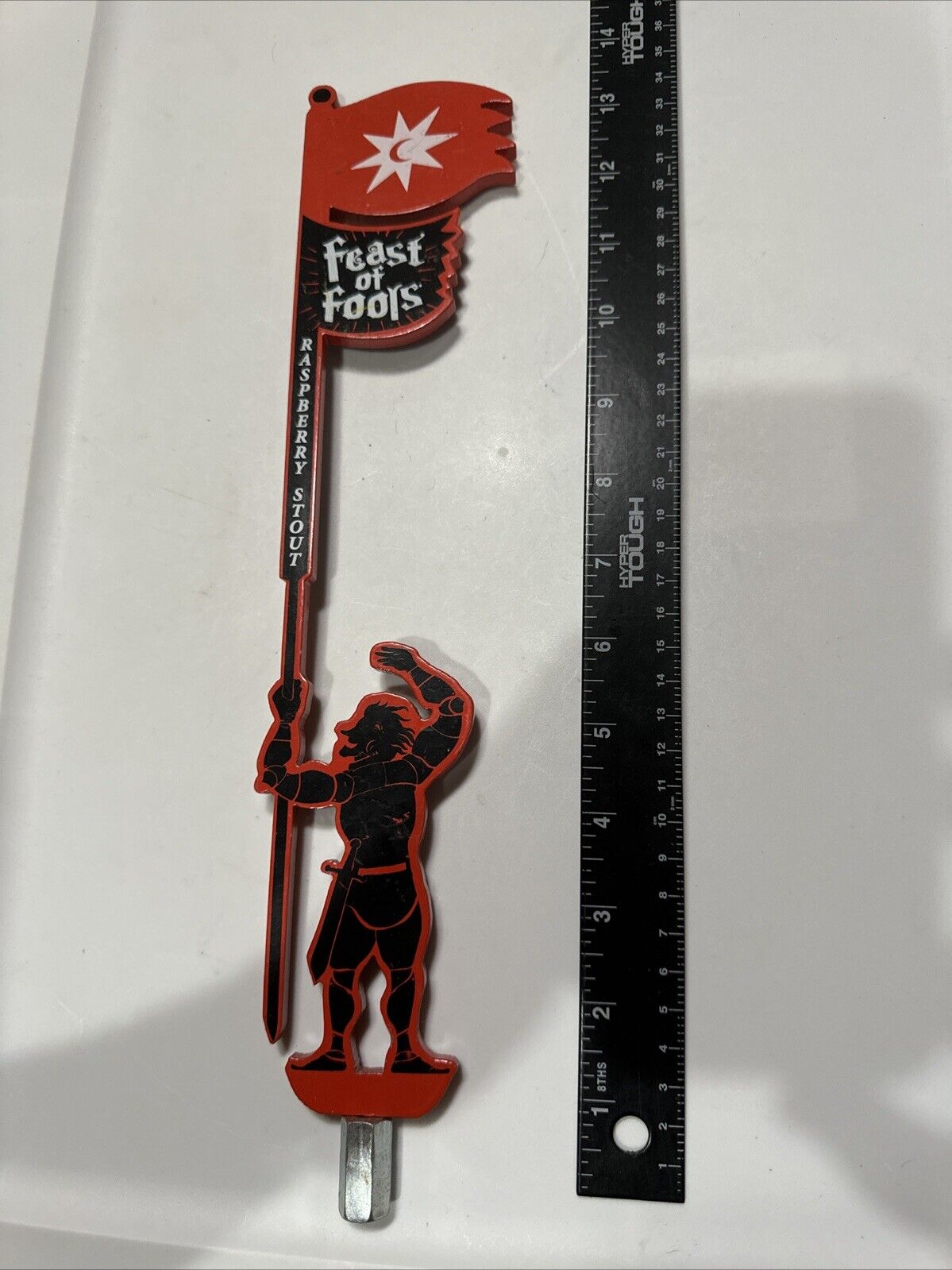 Magic Hat Feast Of Fools Raspberry Stout Beer Tap Handle Vermont