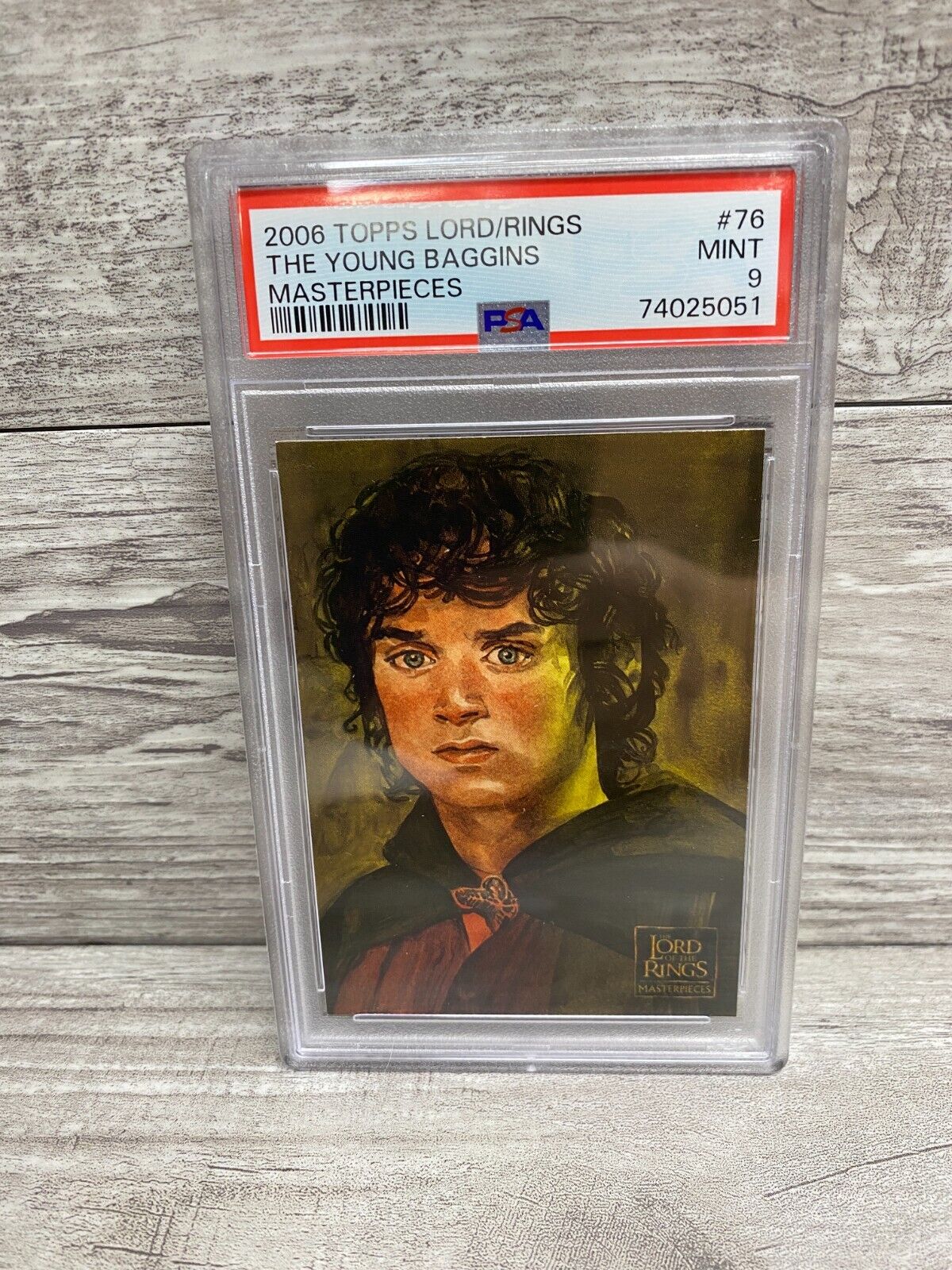 2006 Topps Lord of the Rings Masterpieces The Young Baggins Frodo #76 PSA 9 MINT