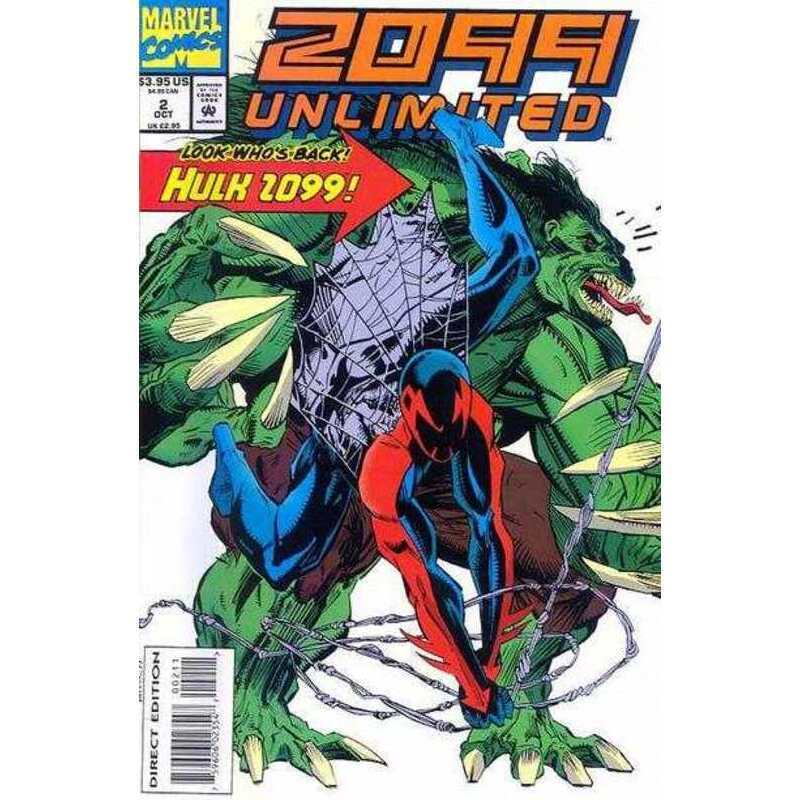 2099 Unlimited #2 in Very Fine + condition. Marvel comics [r 