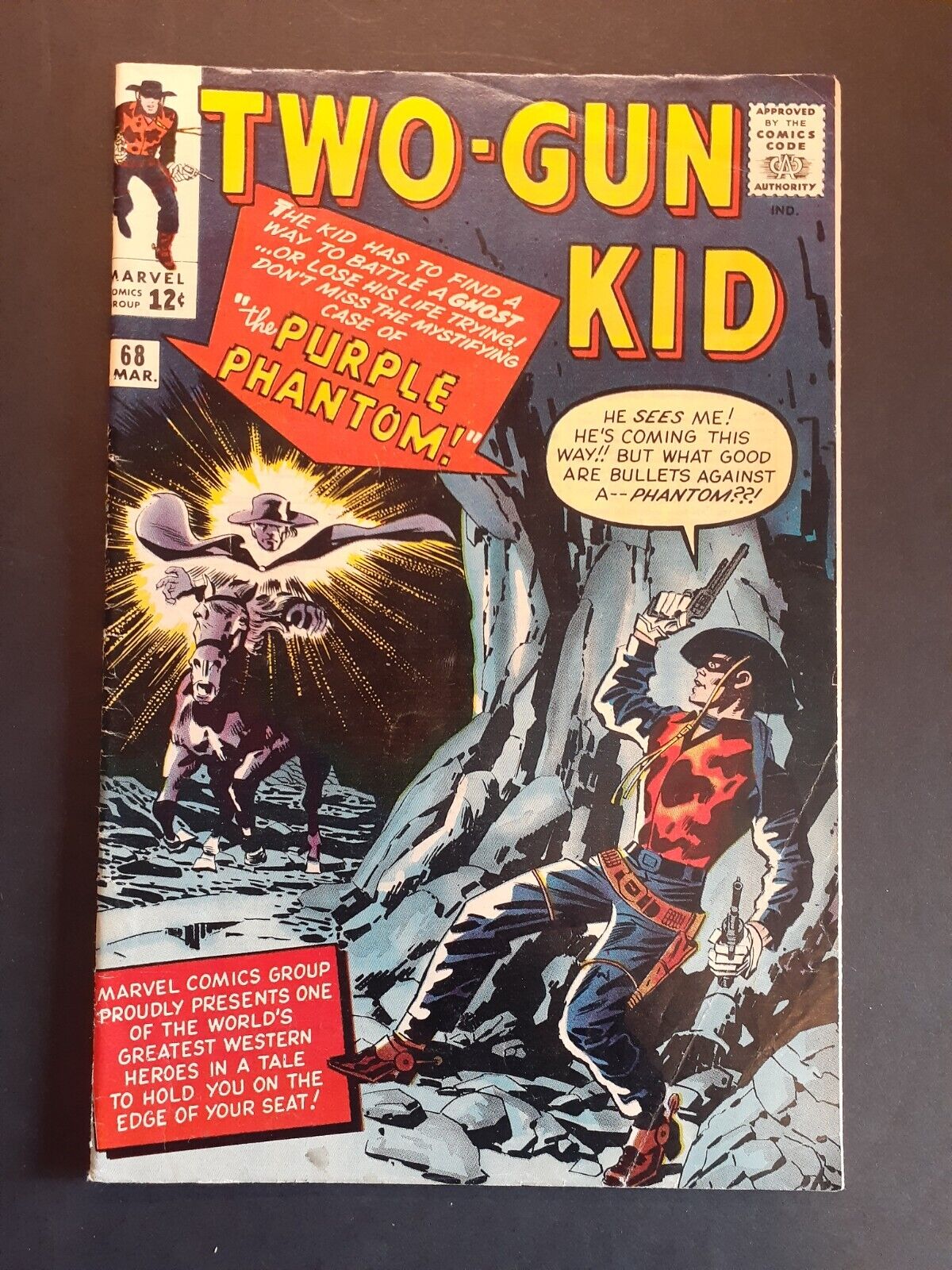 Two-Gun Kid # 68 (Marvel) The Purple Phantom by Stan Lee & Dick Ayers (1963)