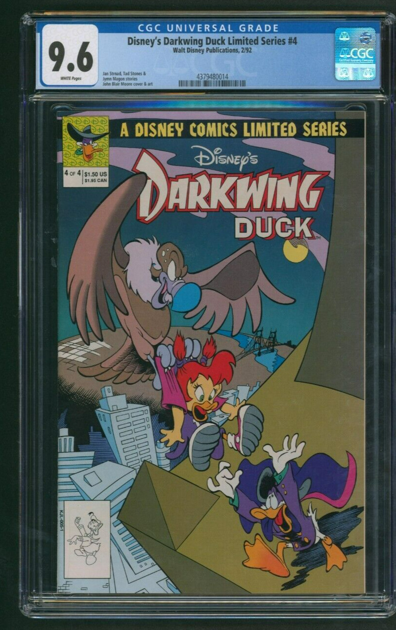 Disney's Darkwing Duck Limited Series #4 CGC 9.6 1992 Walt Disney Publications