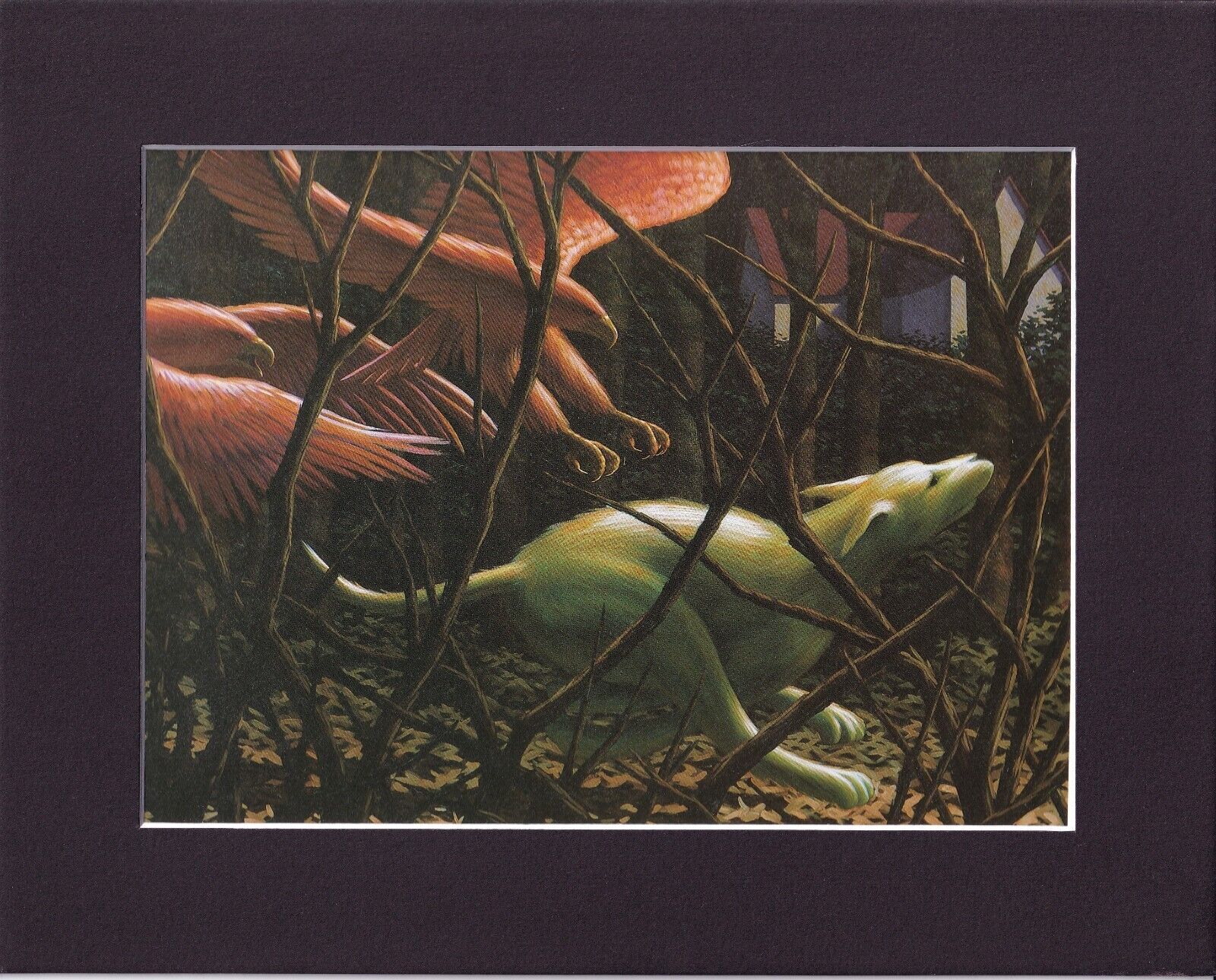 8X10 Matted Print Art Classic Picture: Leonard Koscianski, 1983 Expulsion