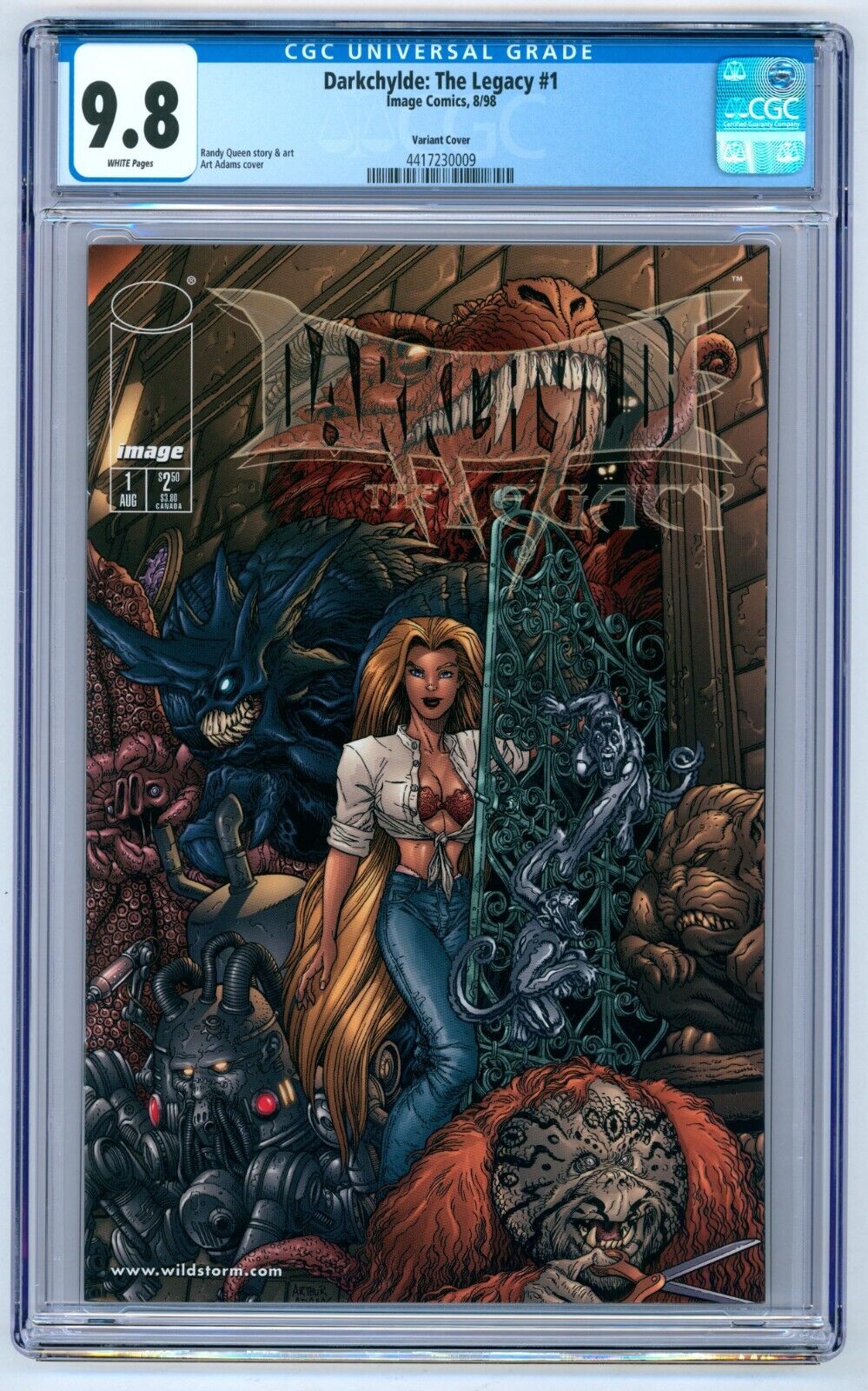 Darkchylde: The Legacy #1 CGC 9.8 (1998) - Variant Cover