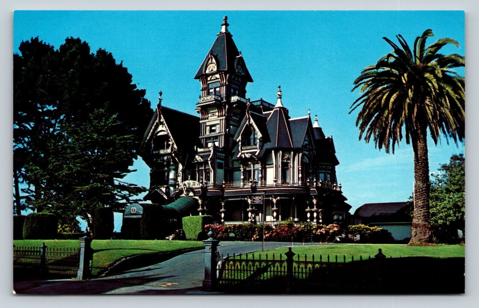 The Carson Mansion Eureka California CA Vintage Postcard