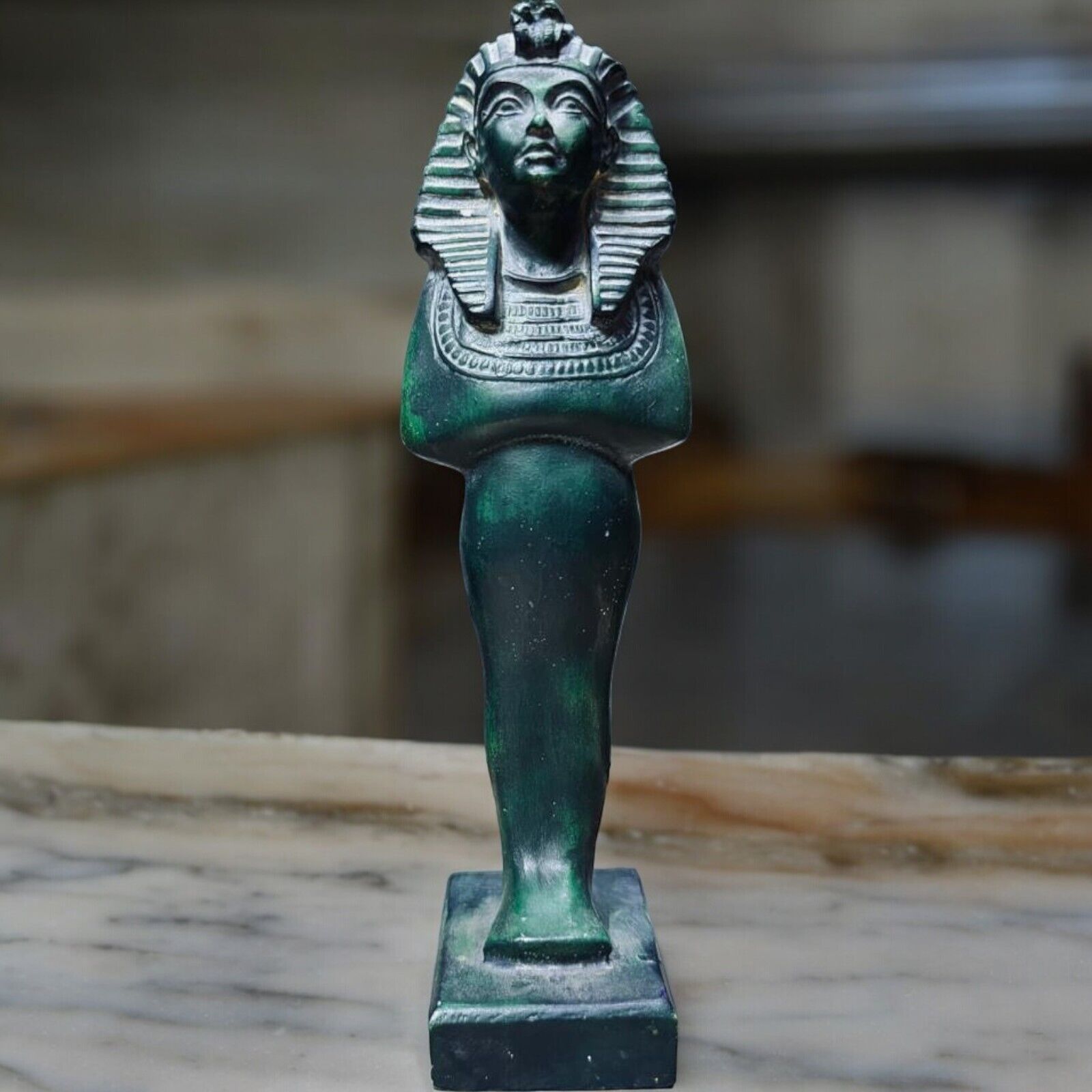 RARE ANCIENT EGYPTIAN ANTIQUITIES Statue Large Of Pharaonic King Tutankhamun BC