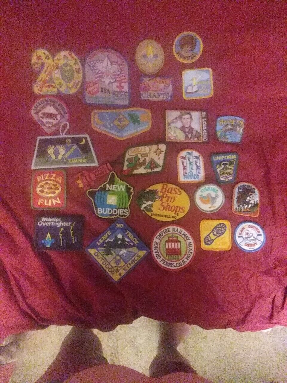 Vintage Boy Scout Patches Big Lot Of 25 Patches.