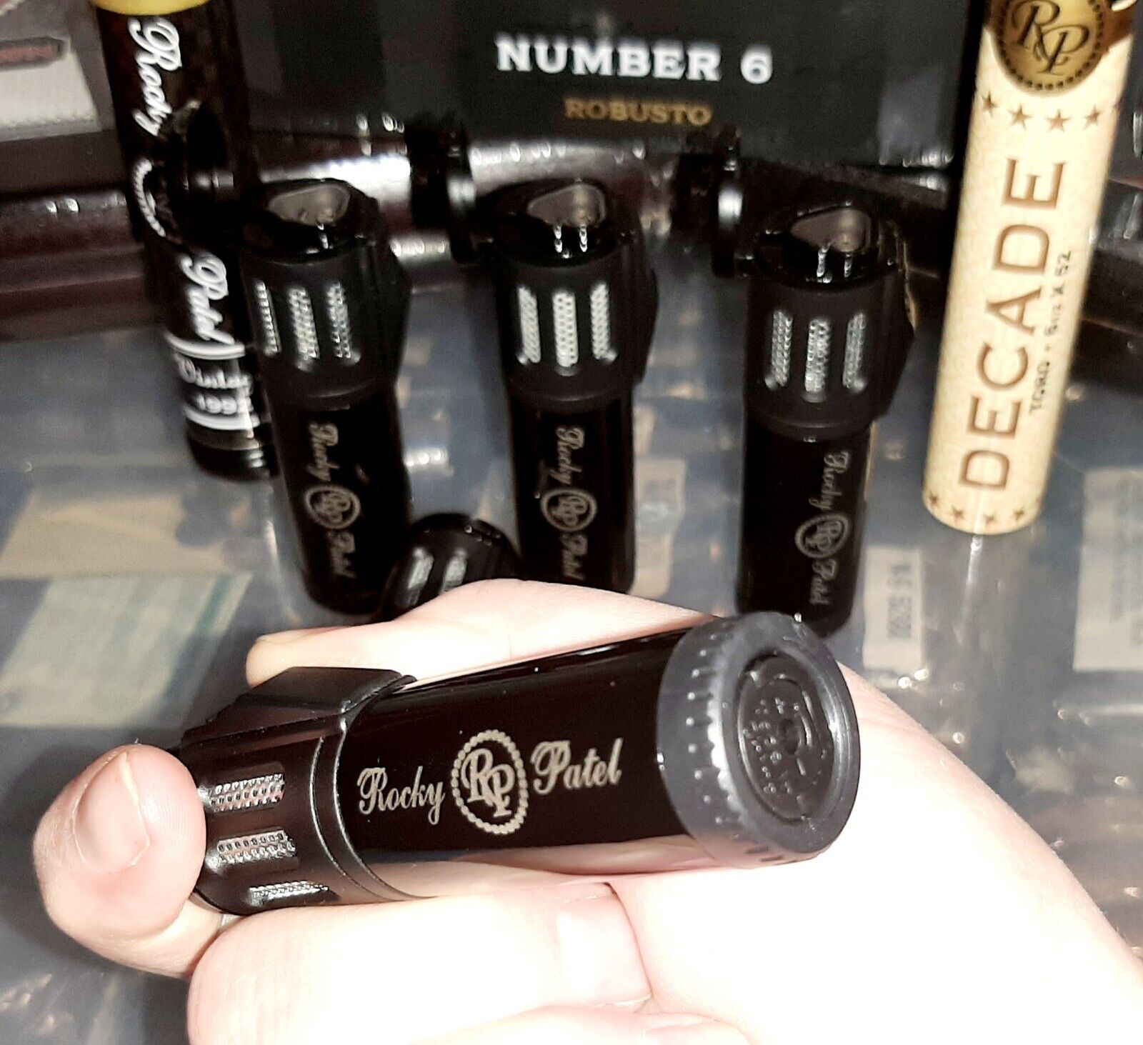 SALE NEW Rocky Patel Triple Torch Cigar Lighter - Black - Lifetime Warranty ❤