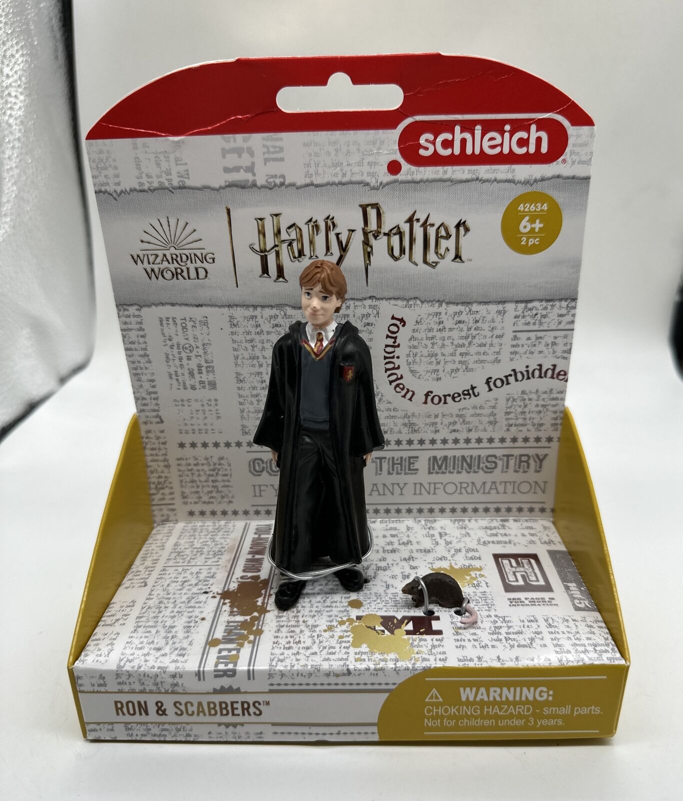 Schleich Wizarding World of Harry Potter 2-Piece Set with Ron Weasley & Scabbers