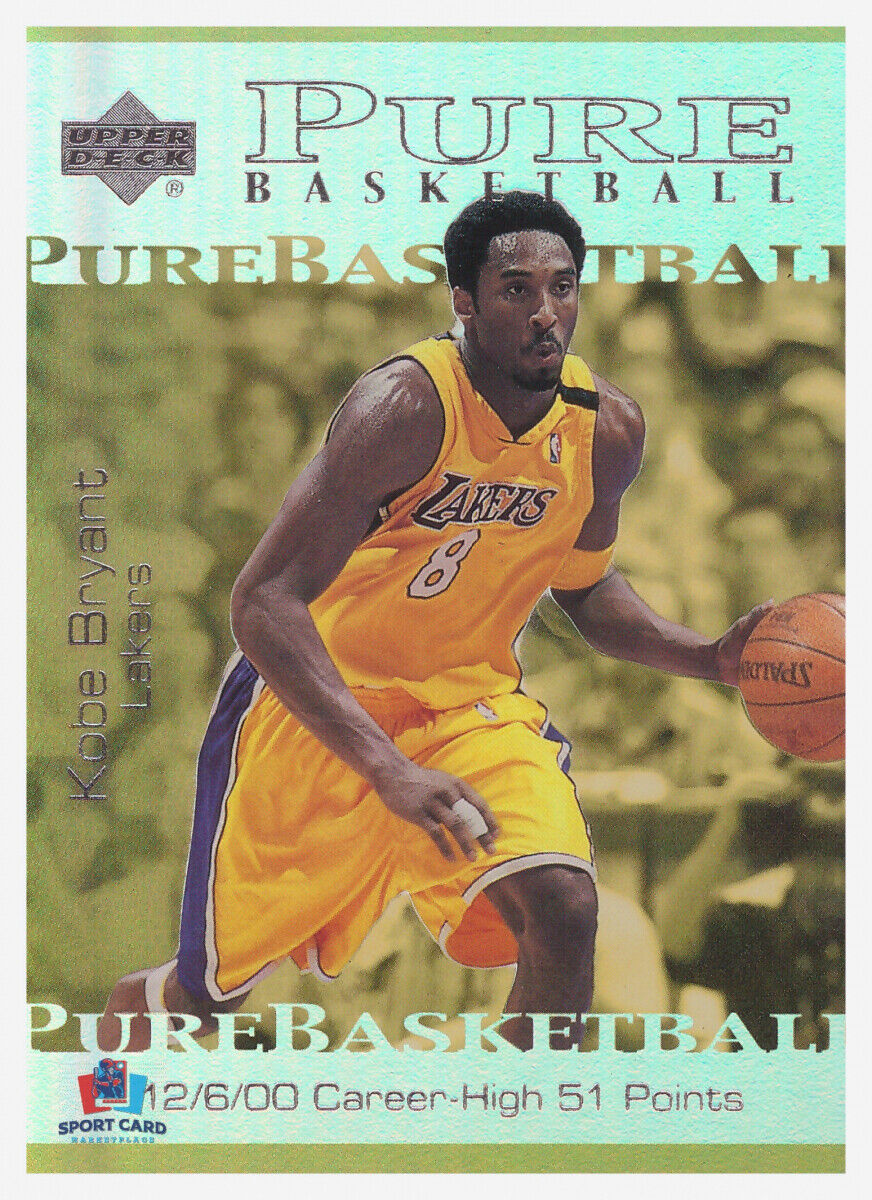 2001 Upper Deck Pure Basketball Kobe Bryant #PB4