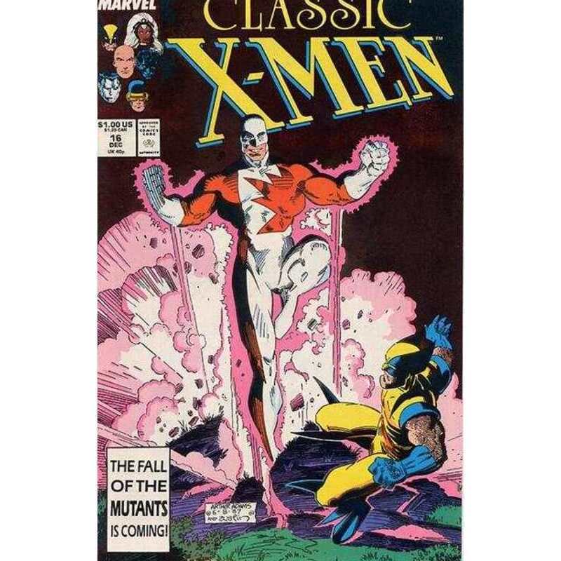Classic X-Men #16 in Near Mint minus condition. Marvel comics [o@