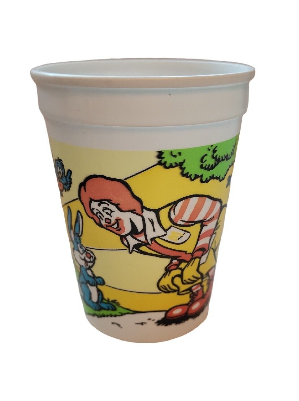 1990 McDonald\'s Kids Plastic Beverage Cup - Ronald McDonald - Breakfast Sunrise