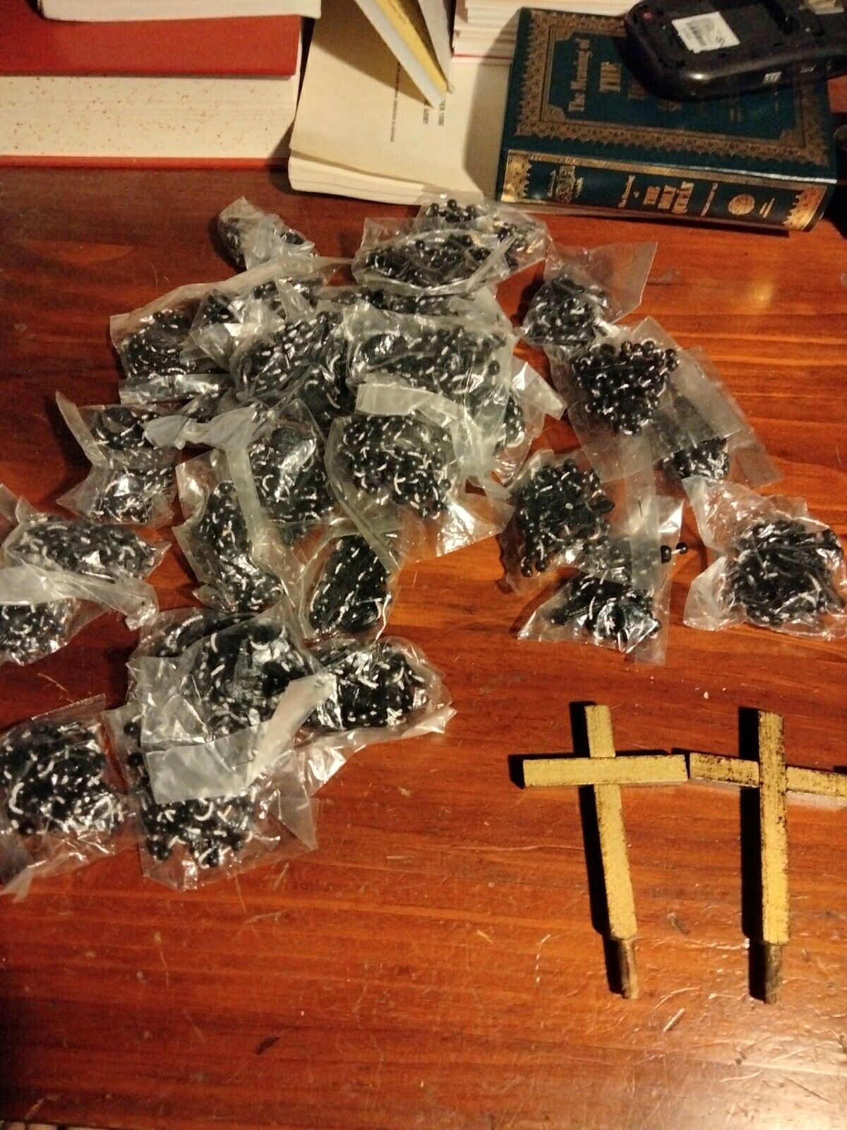 Large Lot Of Rosaries, Bagged