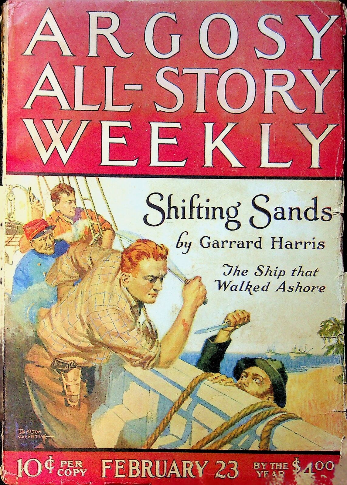 Argosy Part 3: Argosy All-Story Weekly Feb 23 1924 Vol. 158 #2 FR Low Grade