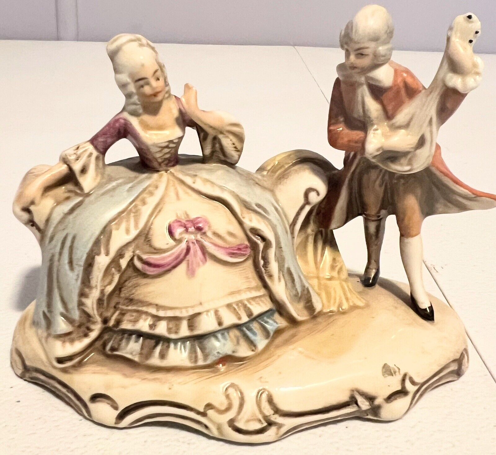 Dressel Kister Co/Ernst Bohne Söhne/Dresden, Antique Porcelain Mini Figurine