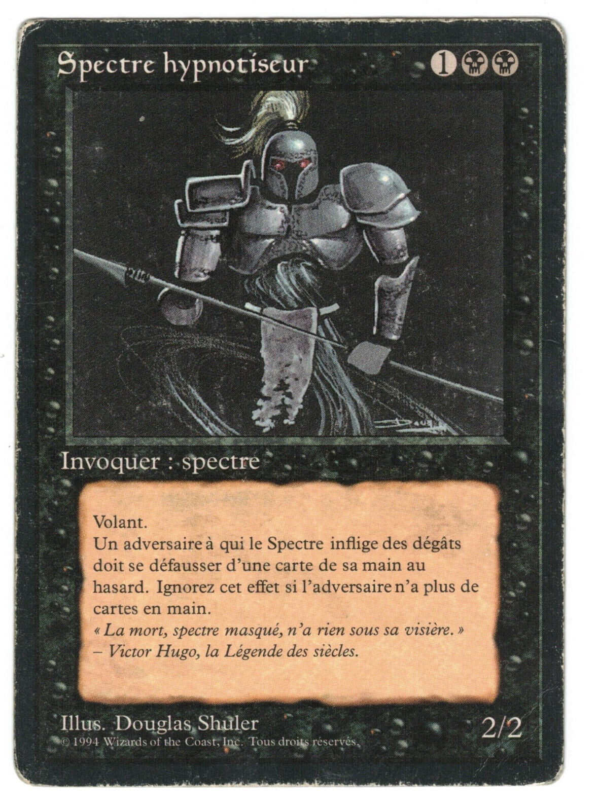 ►Magic-Style◄ MTG - Hypnotic Specter - French Revised FBB - Played/Poor