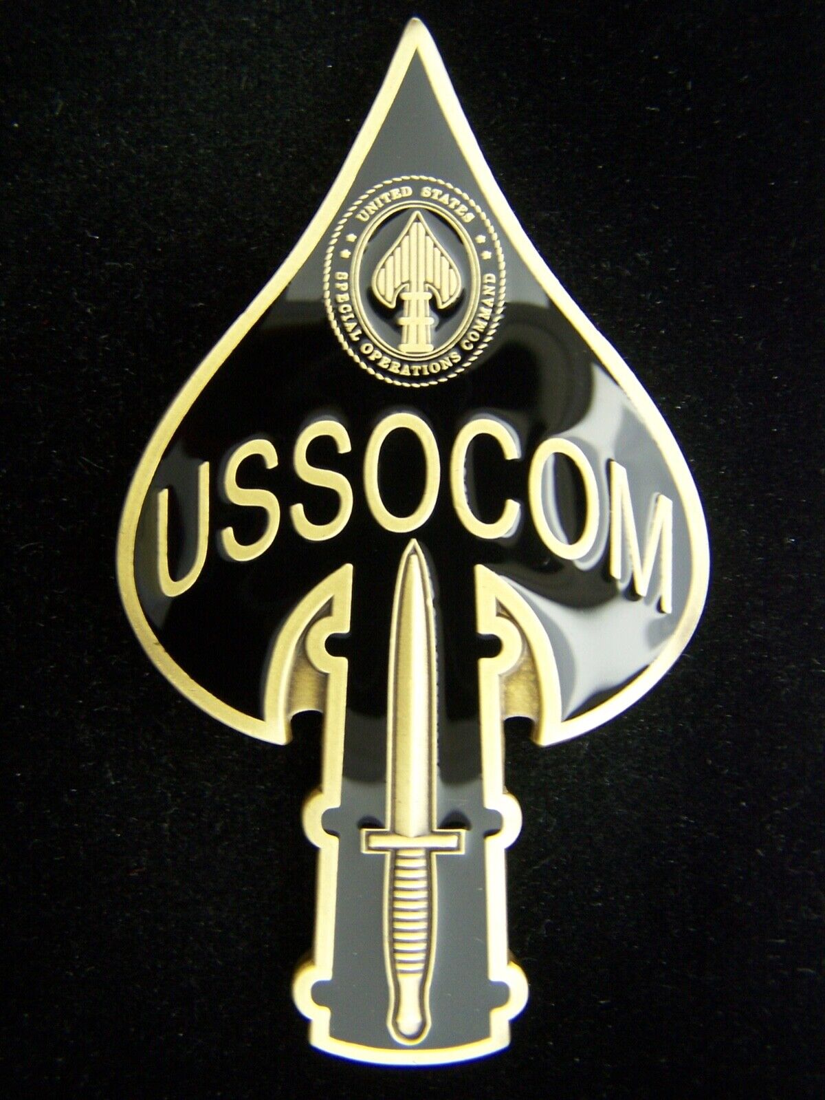 USSOCOM SOCOM Special Operations Command Tip of the Spear Challenge Coin