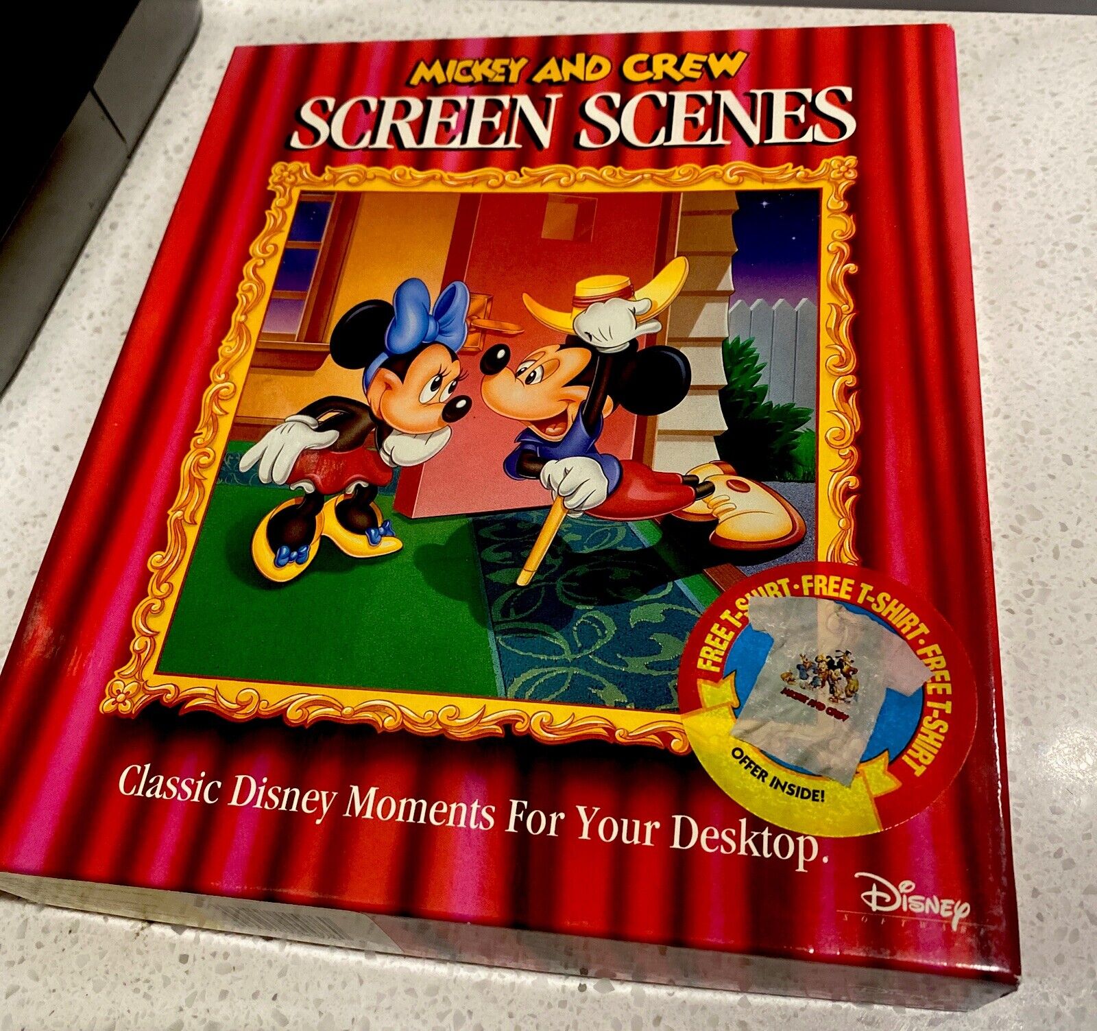 Disney's Mickey and Crew Screen Scenes CD-ROM, Windows 95, PC Big Box Vintage
