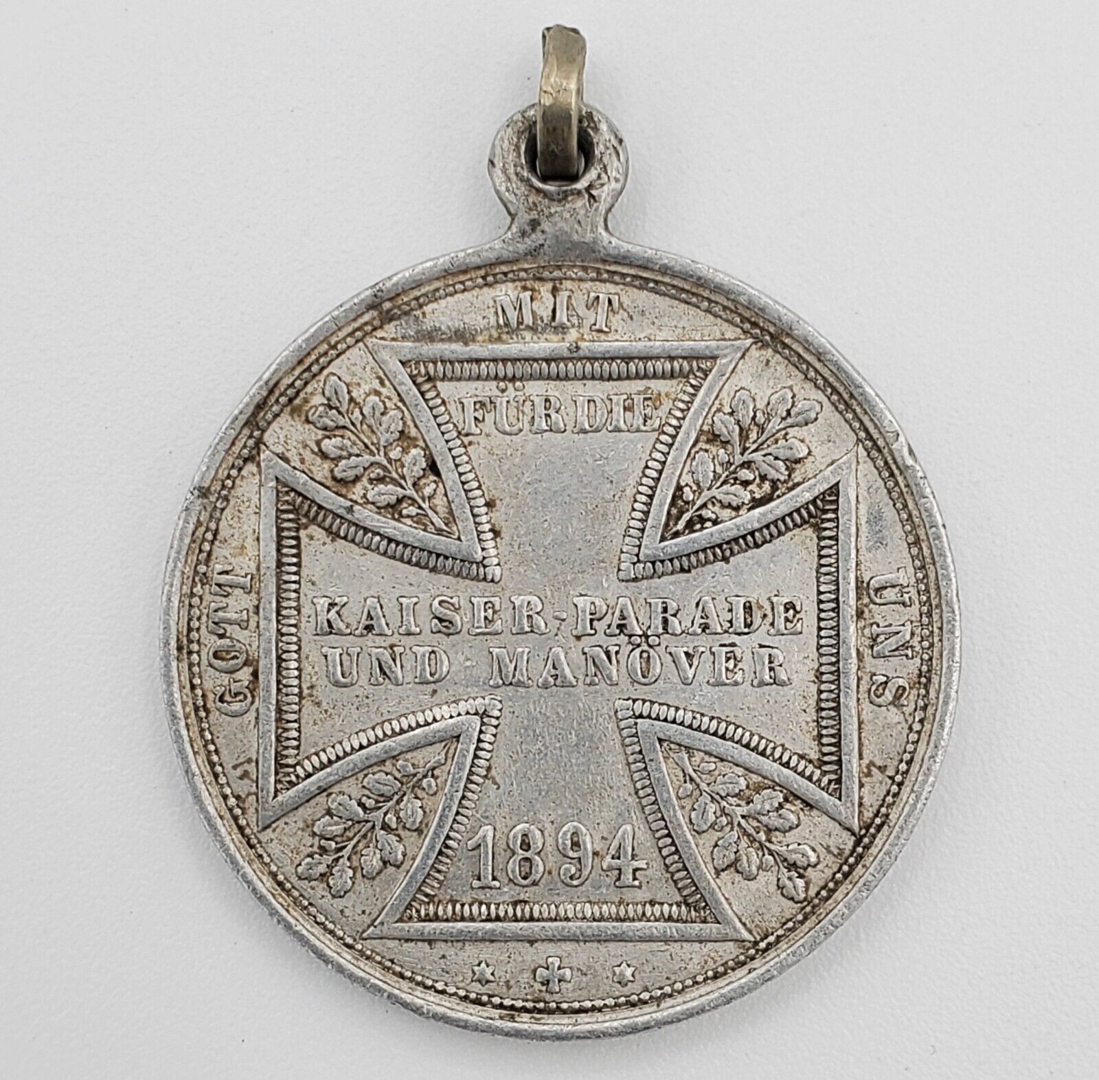 Original Iron Cross German medal Pickelhaube military Kaiser Wilhelm II antique
