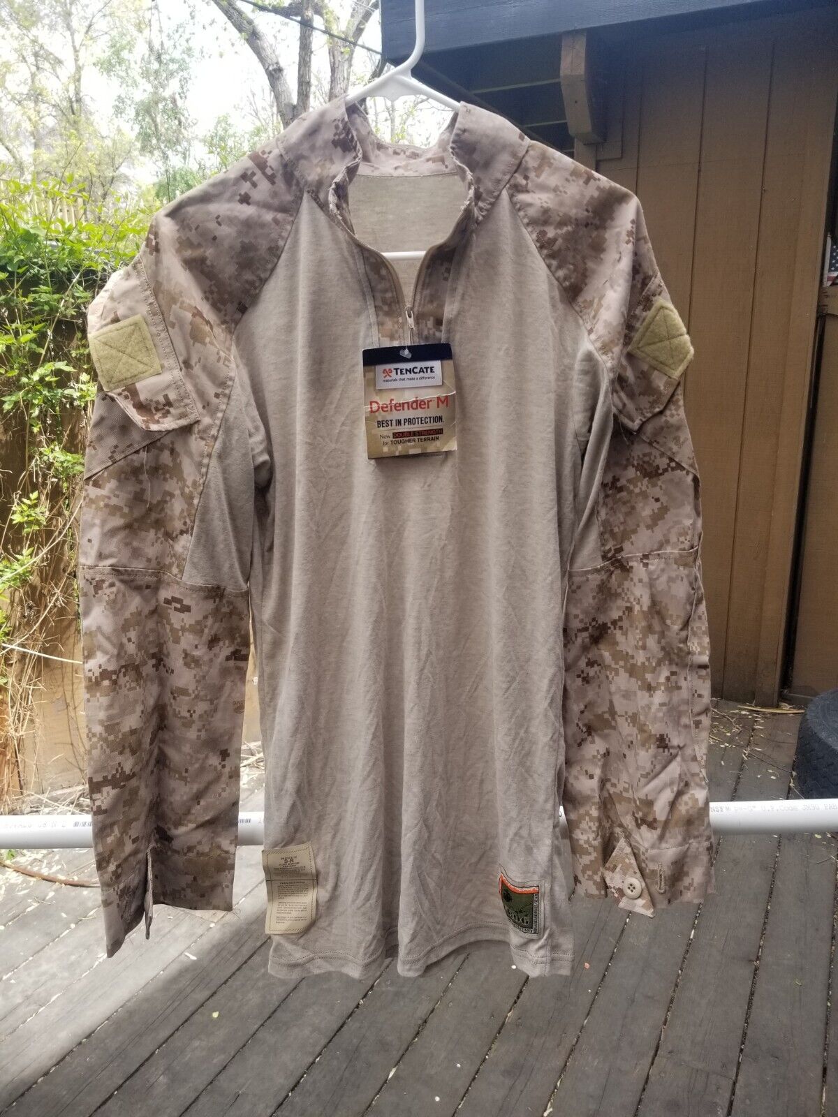 USMC Desert Marpat Fire Resistant Combat Shirt SMALL-REGULAR