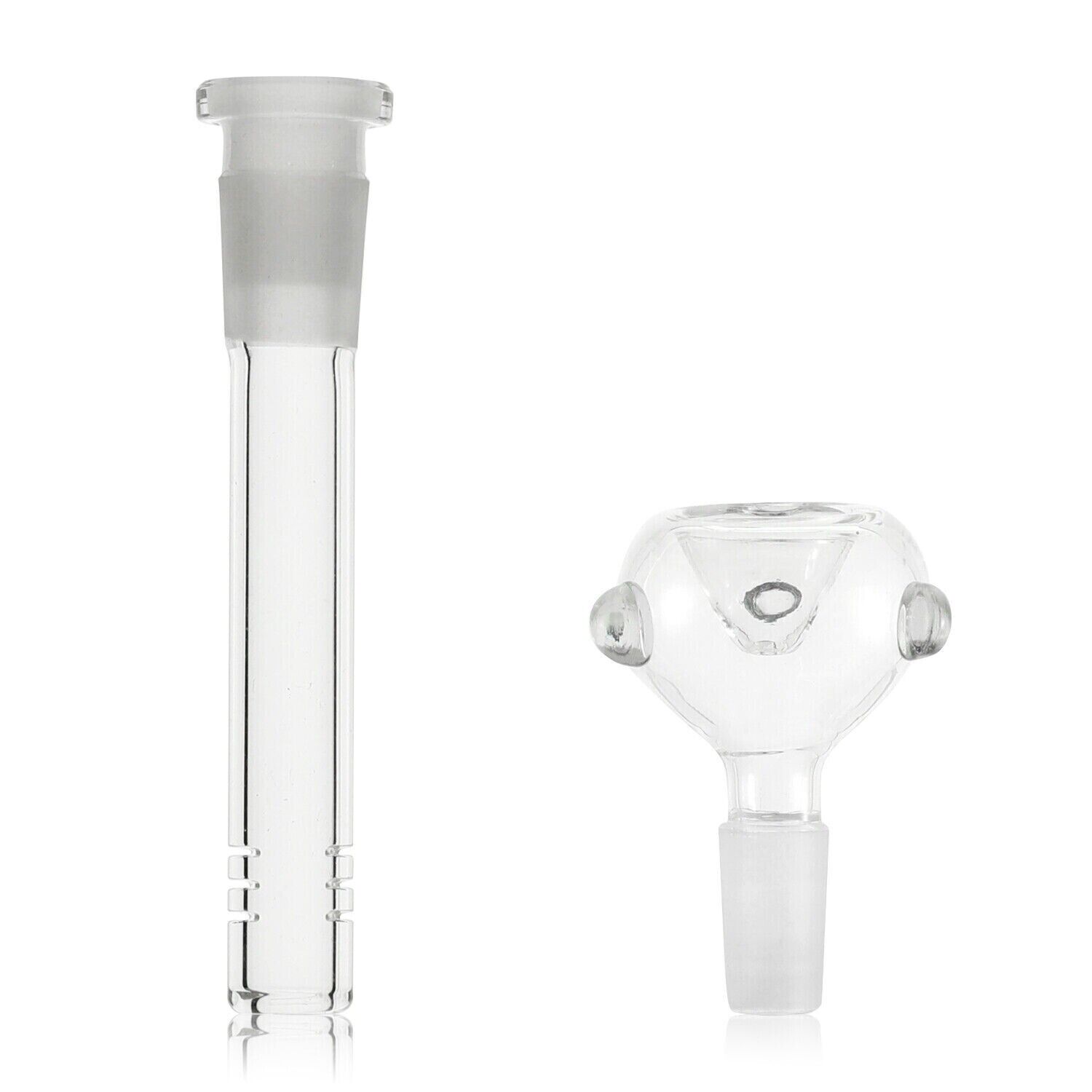 4.5 inch  Downstem with 14mm Male Round Bowl for Water Filter Bong Use