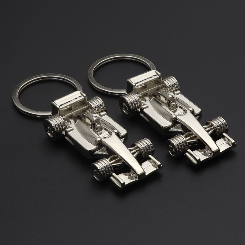 3D Simulation F1 Racing Car Keychain Key Ring Pendant Phone Cases Car Keyholder
