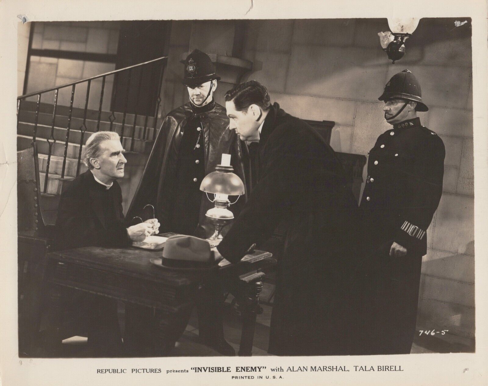 Alan Marshal in Invisible Enemy (1940s) ❤🎬 Original Vintage Movie Photo K 151