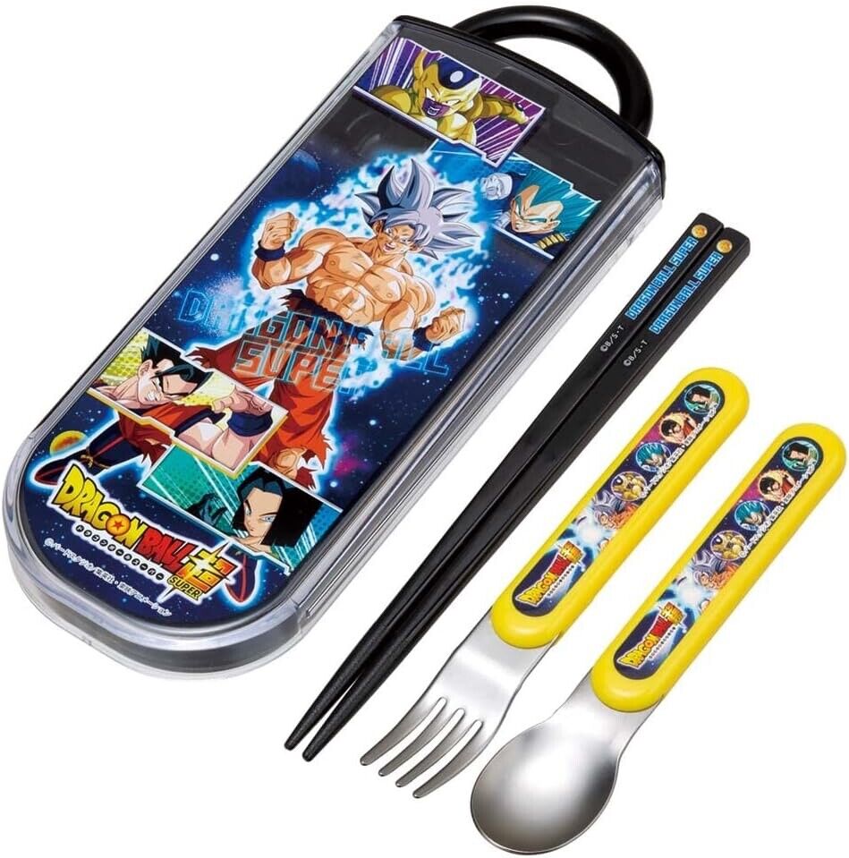 Dragon Ball Super Fork Spoon Chopstick Set Lunch Travel Bento | US Seller