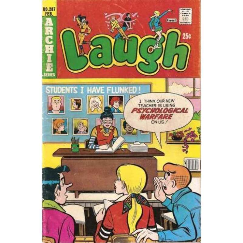 Laugh Comics #287 Archie comics VG+ Full description below [t