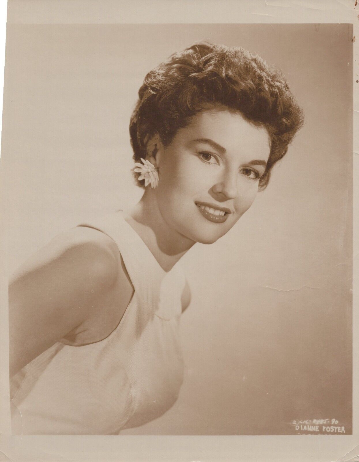 Dianne Foster (1950s)🎬⭐ Hollywood beauty Original Vintage Movie Photo K 144