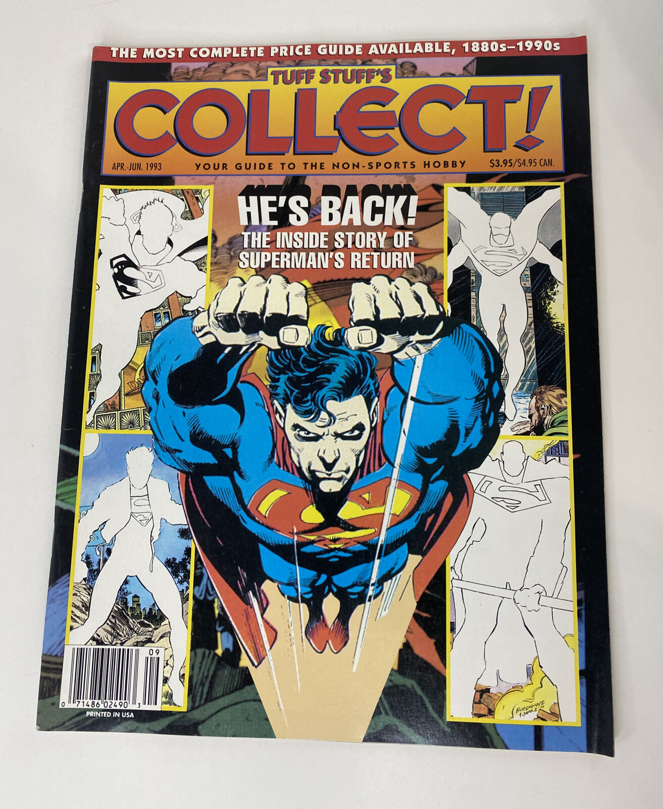 Tuff Stuff's COLLECT Magazine Superman’s Return - Apr- June 1993