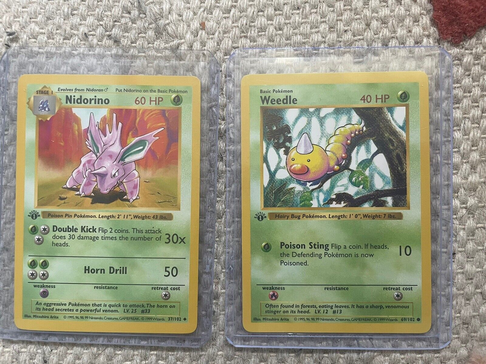 1st Edition Base Set Pokemon Cards