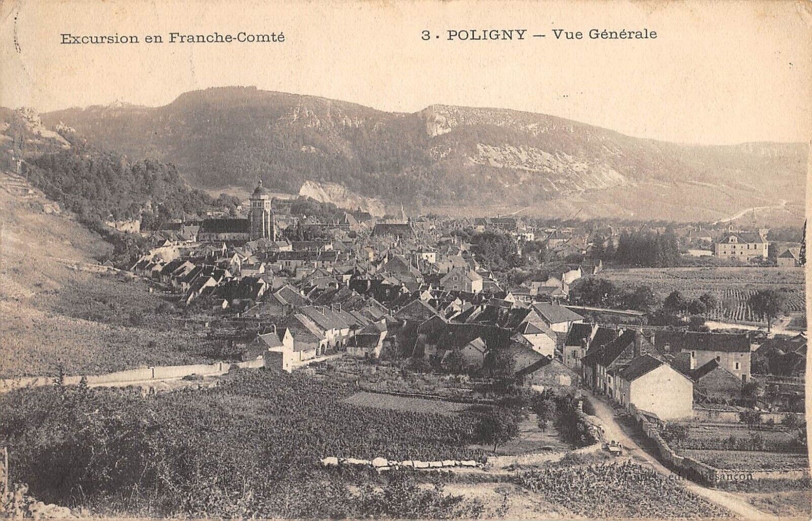 CPA 39 POLIGNY GENERAL VIEW