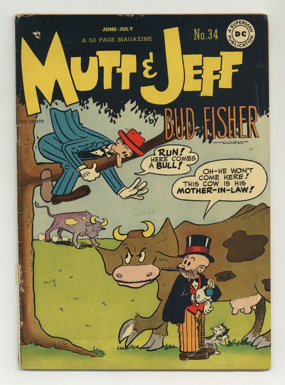 Mutt and Jeff #34 GD+ 2.5 1948