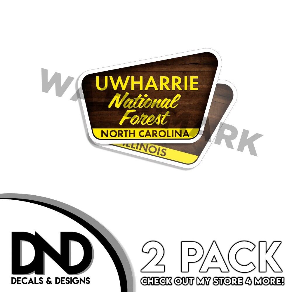 Uwharrie National Forest North Carolina Decal 4\