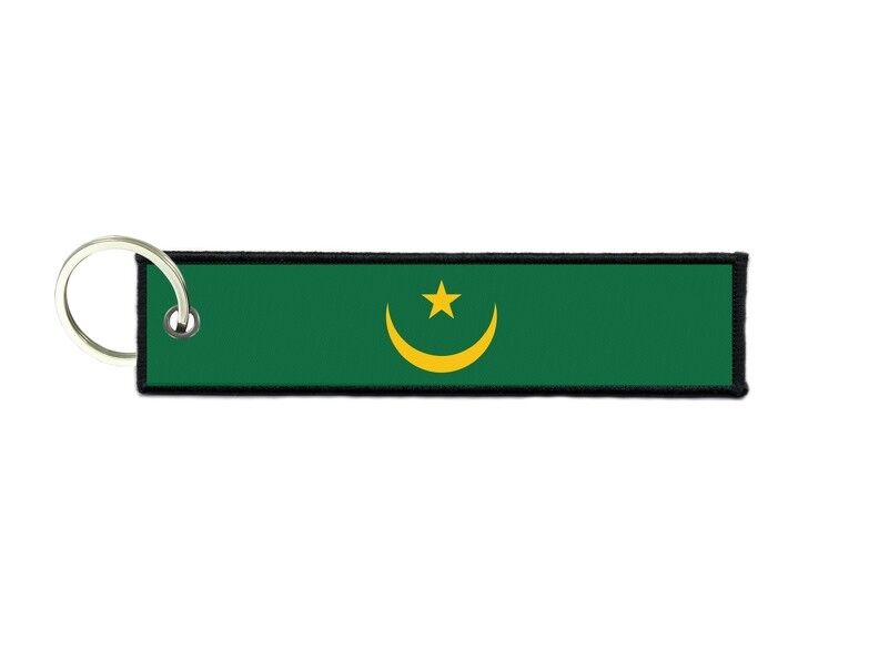 Port Keys Key Man Woman Fabric Printed Flag Mauritania Mauritanian
