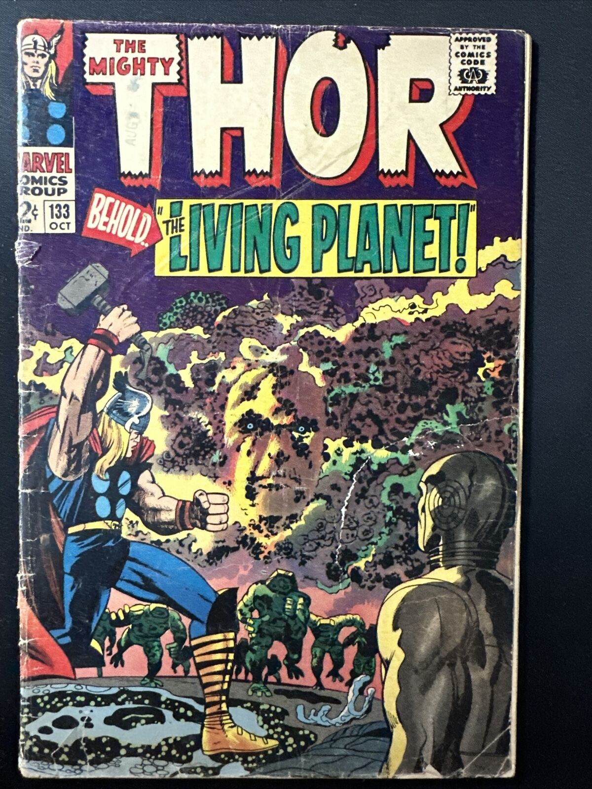 The Mighty Thor #133 Vintage Marvel Comics Silver Age 1st Print 1966 Fair *A2