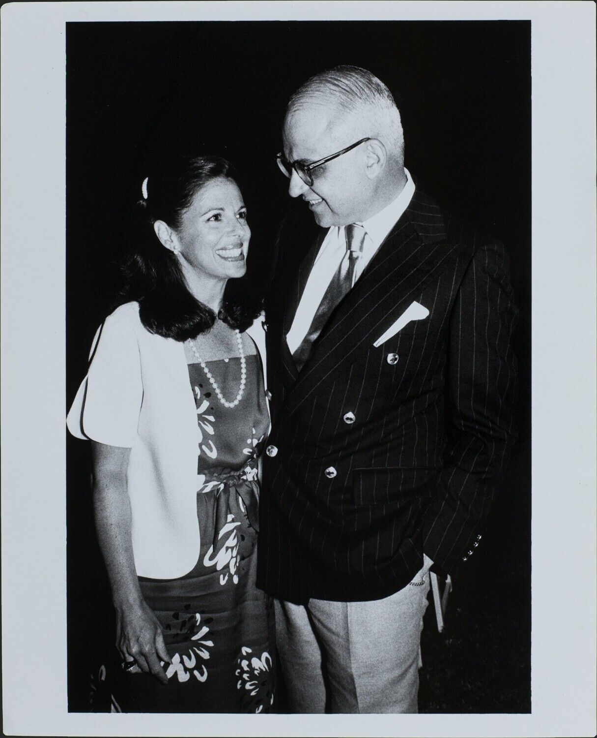 George Christy (Reporter), Stephanie Labbe ORIGINAL PHOTO HOLLYWOOD Candid